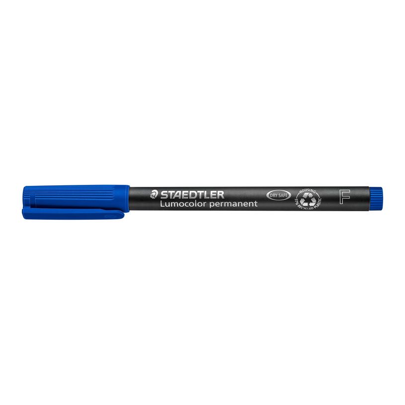 4007817304556-STAEDTLER LUMOCOLOR 318 - Marqueur permanent - pointe fine - bleu-P_79139819_1-0