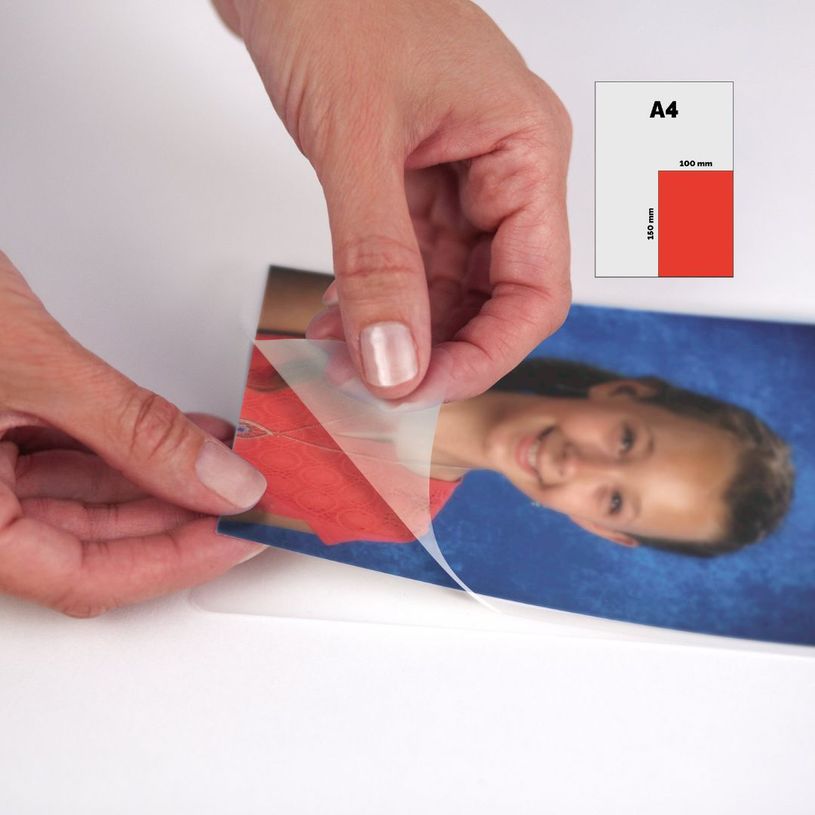 077511544064-Fellowes - 25 pochettes de plastification photo (108 x 159 mm) - 80 microns - brillantes --2