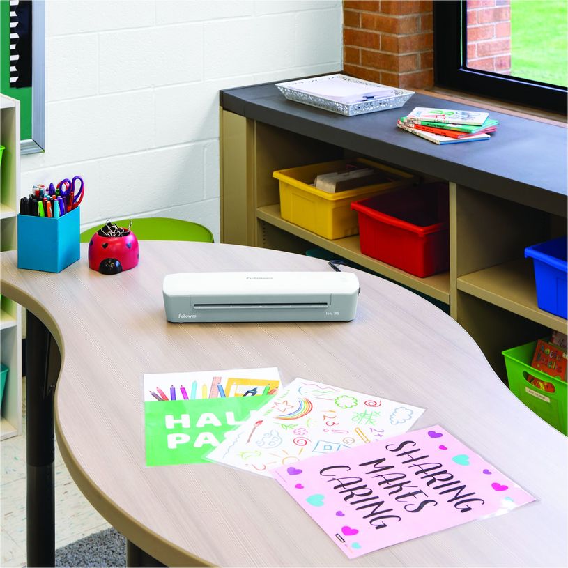 0077511530876-Fellowes - 100 pochettes de plastification A4 (216 x 303 mm) - 175 microns - brillantes --6