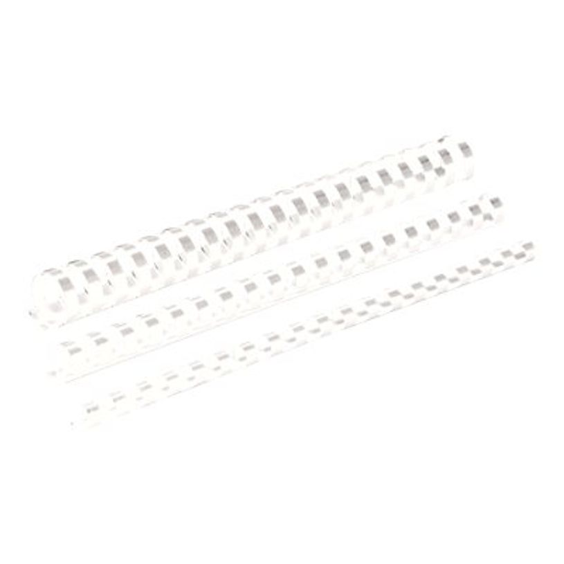 077511534508-Fellowes - 100 anneaux de reliure en plastique - 6 mm - jusqu'à 20 feuilles - blanc-P_79140712_1-0
