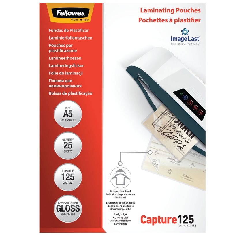 077511539619-Fellowes - 25 pochettes de plastification A5 (154 x 216 mm) - 125 microns - brillantes -P_79140742_6-5