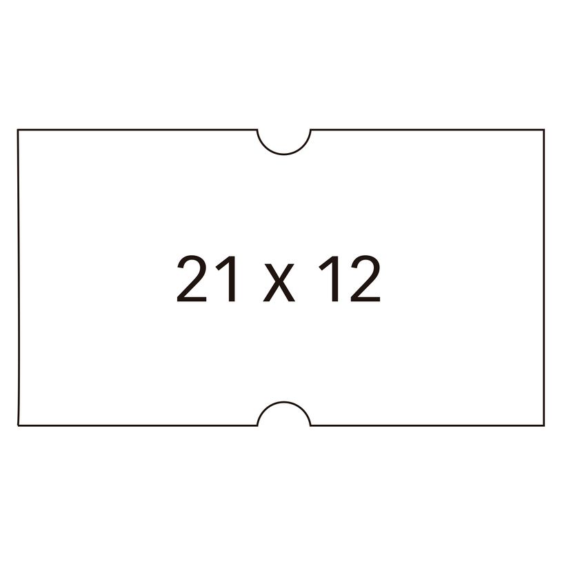 3270241009101-Agipa - 6000 Étiquettes - adhésif permanent - blanc - 21 x 12 mm--3