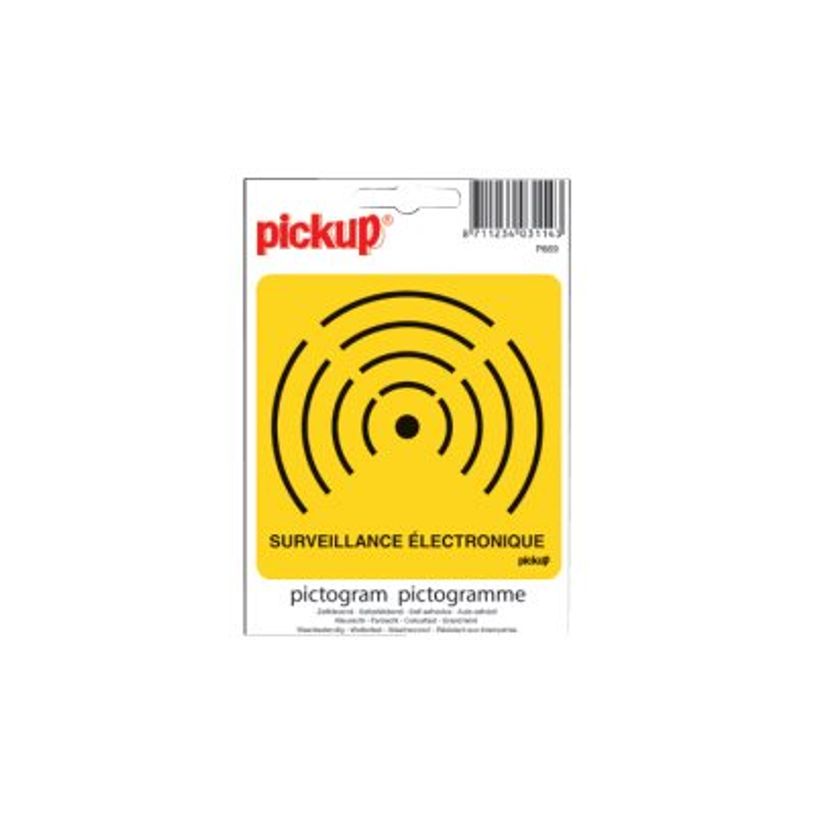 0400791422355-Pickup - Pictogramme - Surveillance éléctronique - 100 x 100 mm-P_79142235_1-0