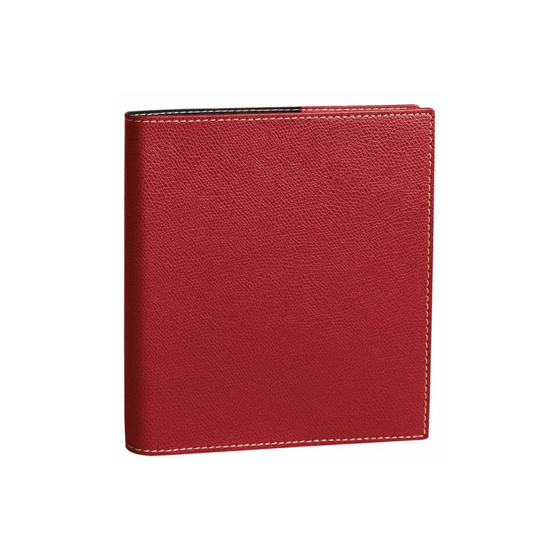3371010122271-Quo Vadis - Agenda avec répertoire - Exécutif - Semainier Planning - Français - Club - Rouge - 14 mois de décembre à janvier - 16x16 cm - Papier Clairefontaine b-P_79143089_5-5
