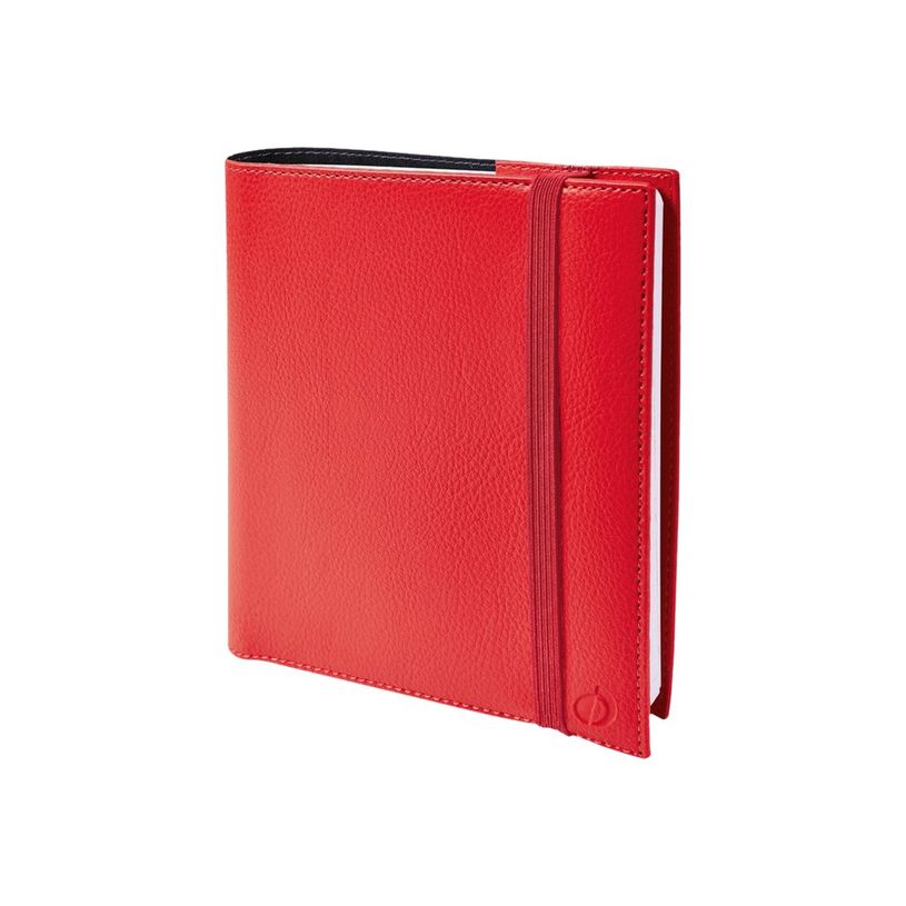 3371010275519-Agenda spiralé à élastique Time & Life Medium - 1 semaine sur 2 pages - 16 x 16 cm - rou-P_79143187_2-0