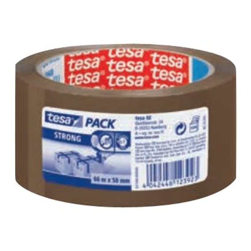 4024448126043-Tesapack Strong - Ruban adhésif d'emballage - 50 mm x 66 m - havane-P_79143543_1-0