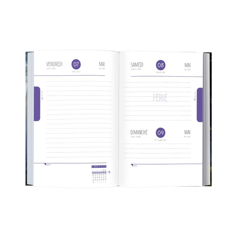 3108720615270-Agenda Stormtrooper Primaire - 1 jour par page - 12,5 x 17,5 cm - 2 décors au choix - Ober-P_79143635_2-1