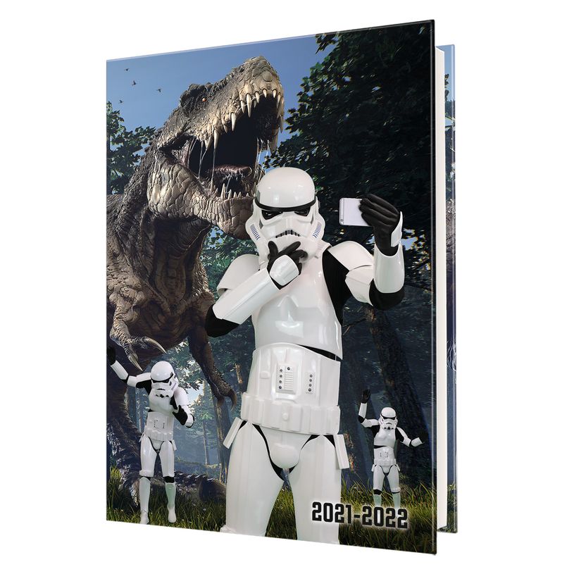 3108720615270-Agenda Stormtrooper Primaire - 1 jour par page - 12,5 x 17,5 cm - 2 décors au choix - Ober-P_79143635_4-3