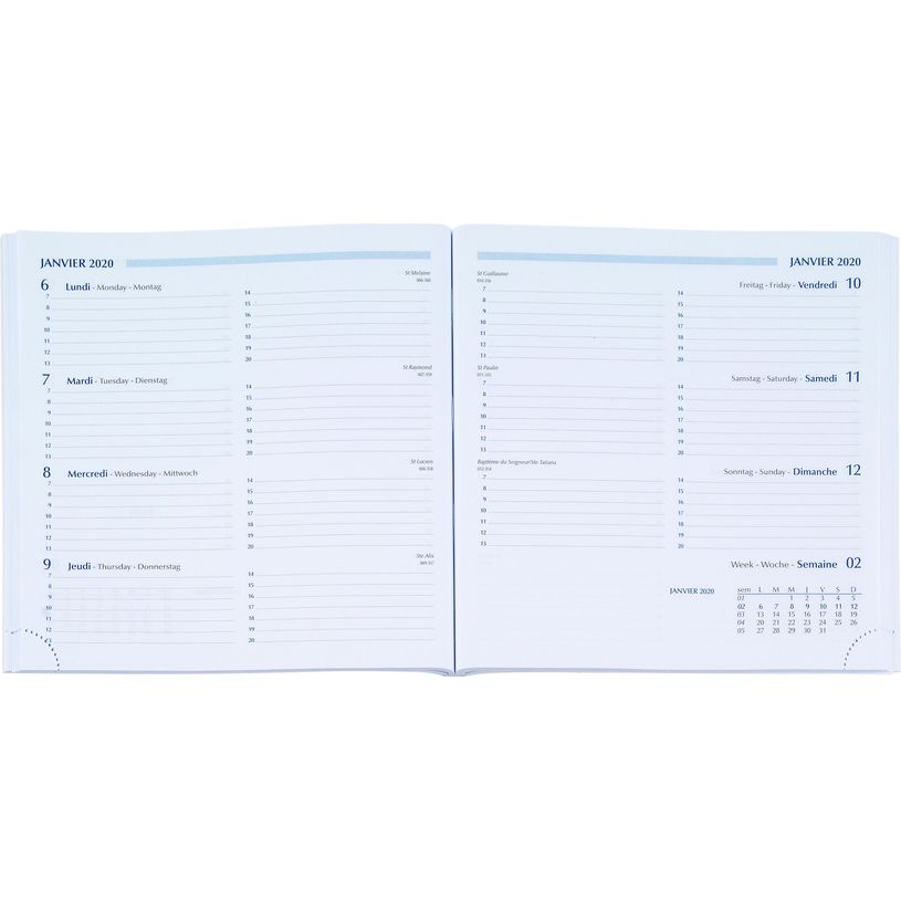 3108720816608-Agenda Boréal Compact² - 1 semaine sur 2 pages - 16,5 x 16,5 cm - disponible dans différ-P_79143642_6-5