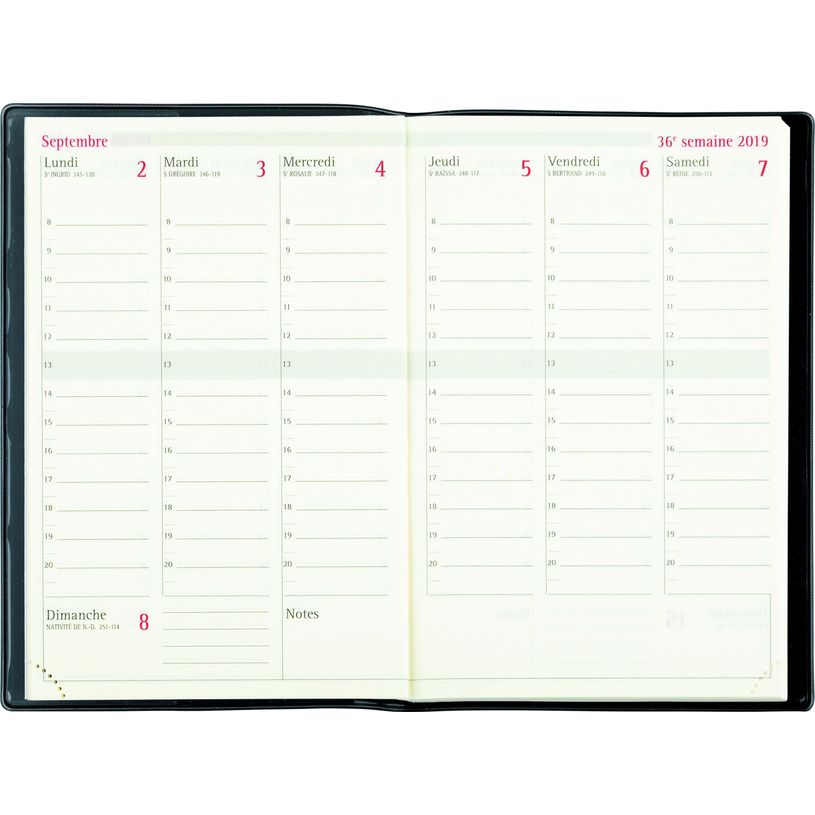 3108720617601-Agenda Boréal Sept O Sept - 1 semaine sur 2 pages - 10 x 15 cm - disponible dans différen-P_79143646_6-5