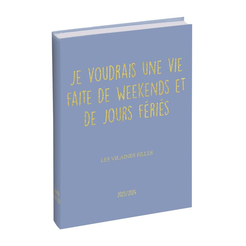 3660942000093-Agenda Les Vilaines Filles - 1 jour par page - 12,5 x 17,5 cm - disponible dans différente-P_79144079_3-1