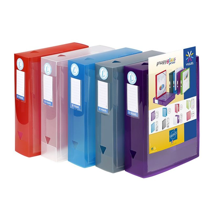 3135251431390-Viquel Propyglass - Boîte de classement personnalisable - dos 80 mm - disponible dans diff-P_79144260_1-0
