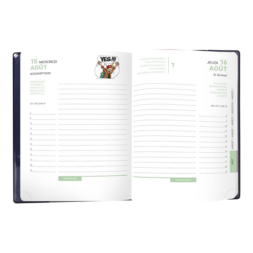 3660942015752-Agenda Campus - 1 jour par page - 12 x 17 cm - disponible dans différentes couleurs - Exac-P_79144283_1-7