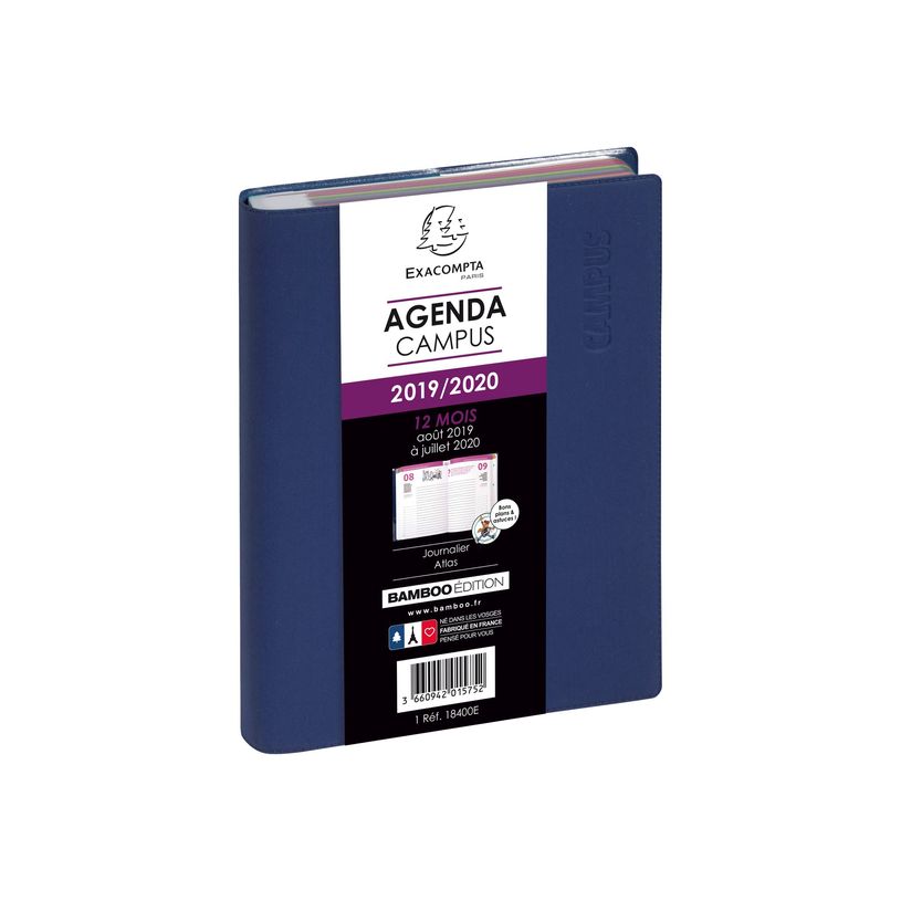 3660942015752-Agenda Campus - 1 jour par page - 12 x 17 cm - disponible dans différentes couleurs - Ex-P_79144283_11-11