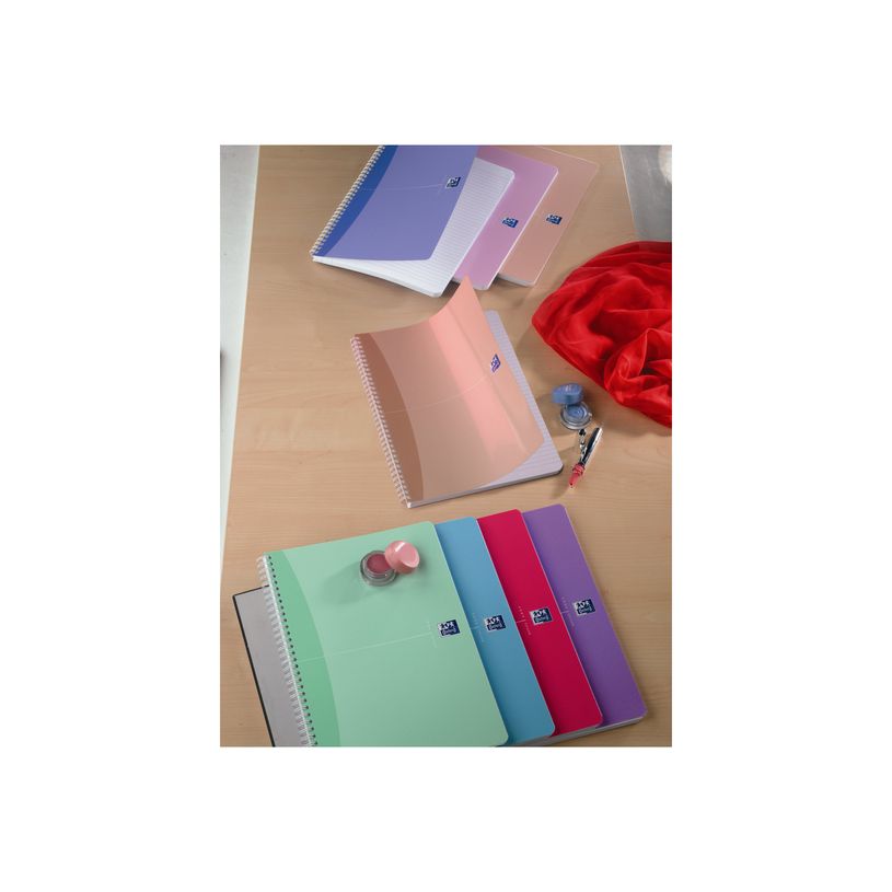 3020120029009-Oxford Office Beauty - Cahier à spirale A4 (21x29,7 cm) - 180 pages - petits carreaux (5x5 mm) - disponi-P_79144588_10-8
