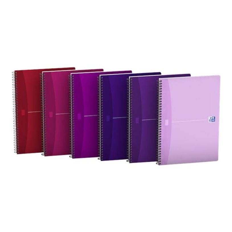 3020120029009-Oxford Office Beauty - Cahier à spirale A4 (21x29,7 cm) - 180 pages - petits carreaux (5x5 mm) - disponib-P_79144588_9-7
