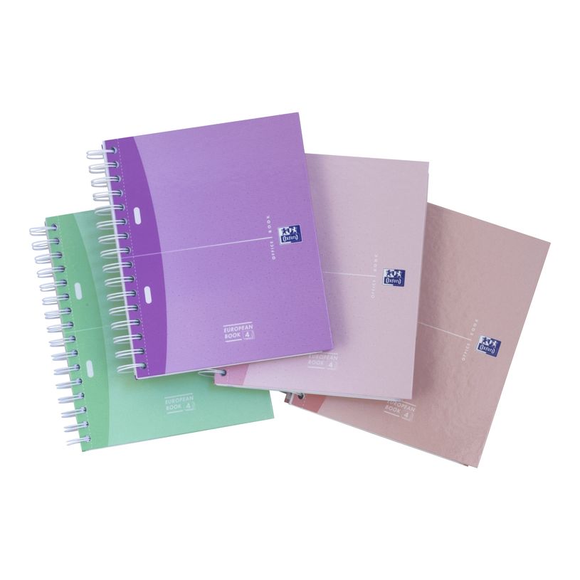 8412771063092-Oxford Office Beauty Europeanbook - Cahier à spirale 17 x 22 cm - 200 pages - petits carreaux (5x5 mm) - disponib-P_79144590_2-0