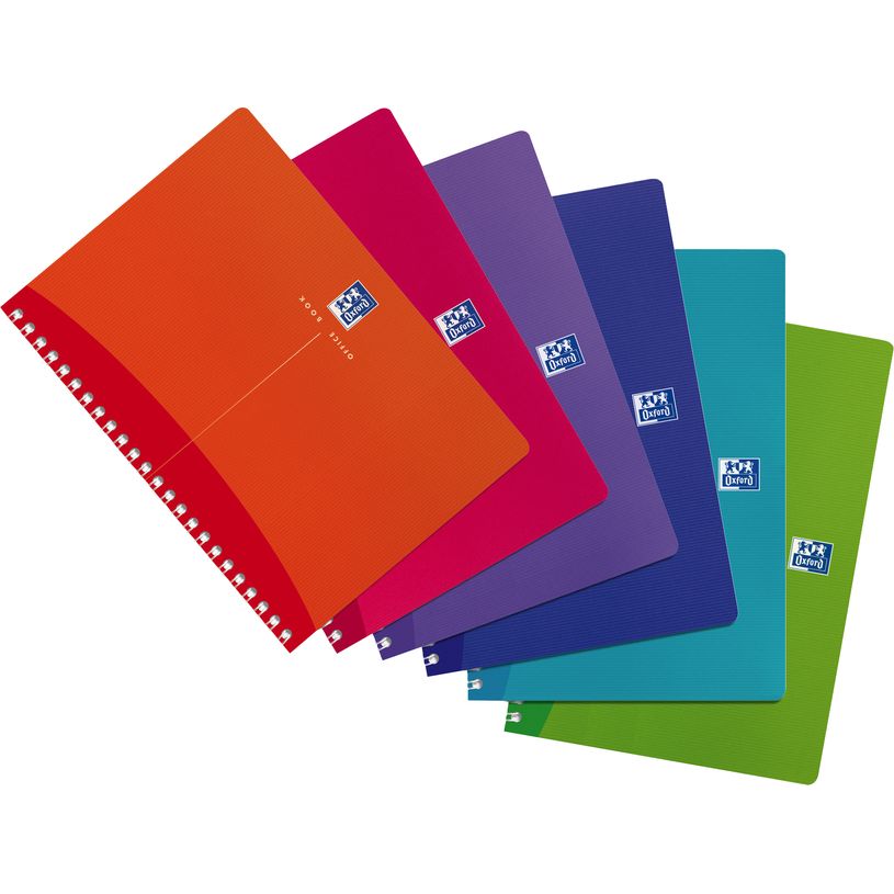 3020120029337-Oxford Office MyColours - Cahier polypro à spirale - A5 - 180 pages - petits carreaux (5x5 mm) - disponib-P_79144594_2-0