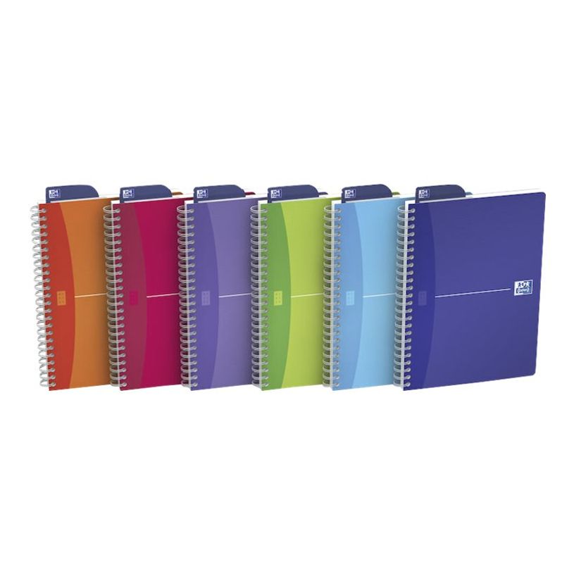 3020120029337-Oxford Office MyColours - Cahier polypro à spirale - A5 - 180 pages - petits carreaux (5x5 mm) - disponib-P_79144594_9-7
