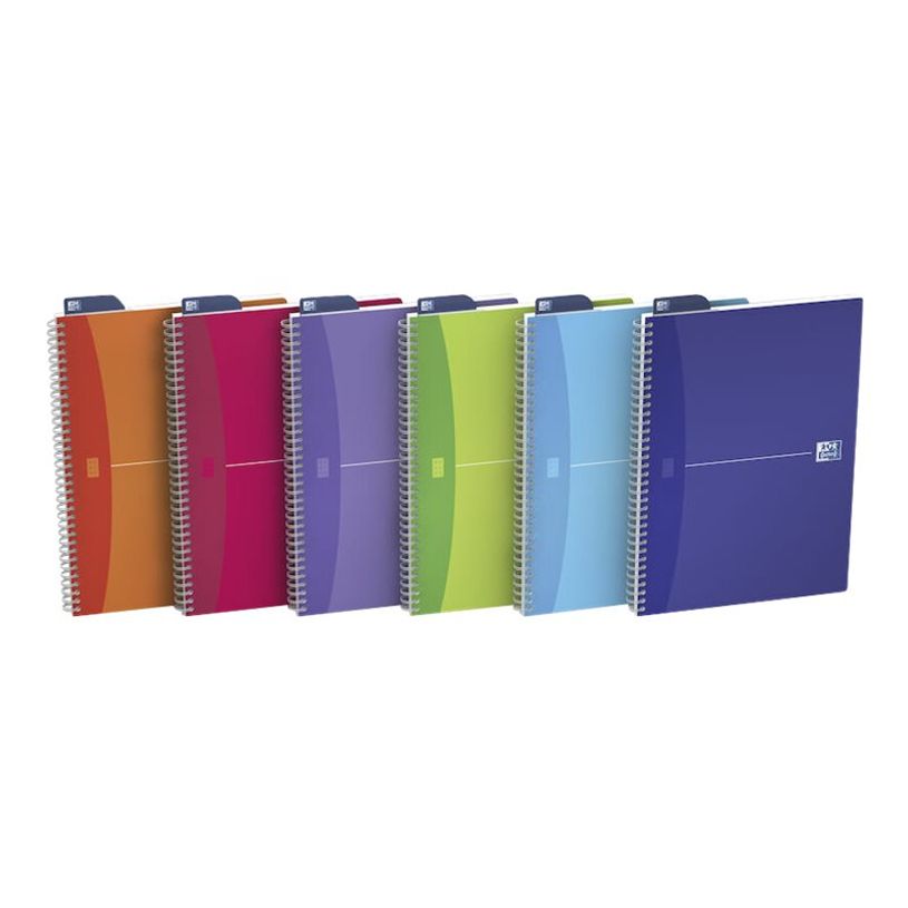 3020120029443-Oxford Office My Colours - Cahier polypro à spirale - A4 (21x29,7 cm) - 100 pages - petits carreaux (5x5 mm) - disponib-P_79144596_9-7