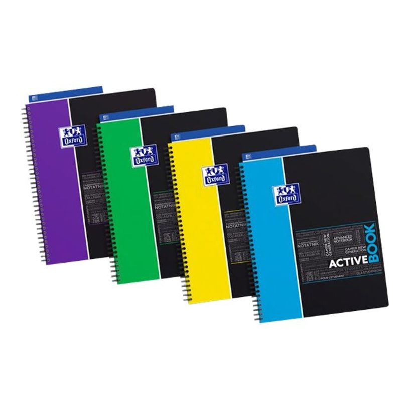 3020120056654-Oxford Etudiants - Cahier Activebook A4+ (24 x 29,7 cm) - 160 pages - petits carreaux - double spirale - disponib-P_79144616_3-1