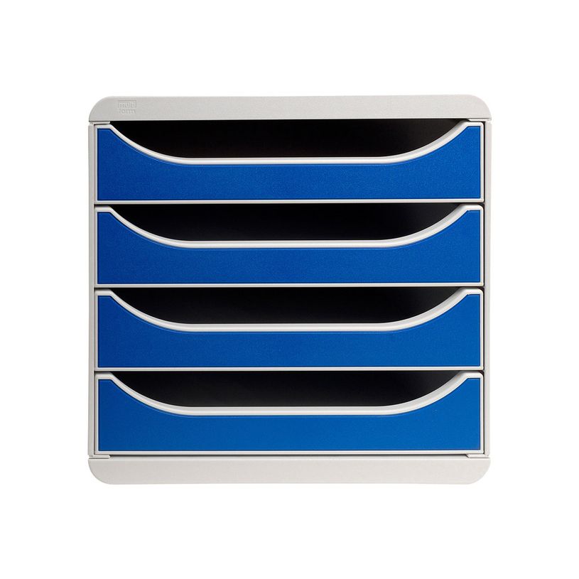 0000747013462-Exacompta BigBox - Module de classement 4 tiroirs - gris/bleu-P_79144669_2-1