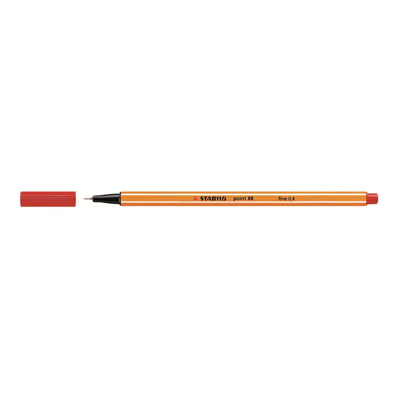 4006381105262-STABILO Point 88 - Feutre fin - 0.4 mm - rouge-P_79144845_3-2