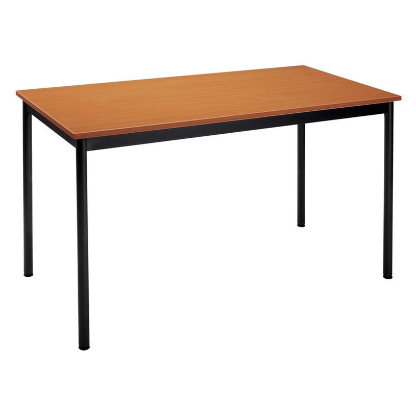 3700245503867-Table modulaire rectangulaire - L120 x H74 x P60 cmm - imitation merisier-P_79144869_1-0