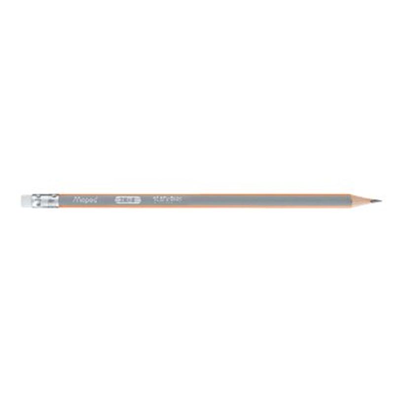 3154148517238-MAPED Black'Peps - Crayon à papier - 2H - 2,2 mm - embout gomme-P_79145010_1-0