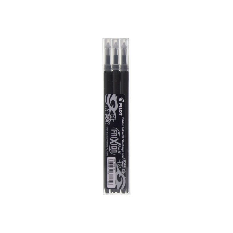 4902505356056-Pilot Frixion Ball - 3 Recharges pour rollers effaçables - 0,7 mm - noir-P_79145021_4-3