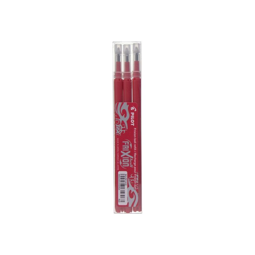 4902505356063-Pack de 3 recambios Pilot FriXion Ball y Clicker rojo-P_79145023_3-3