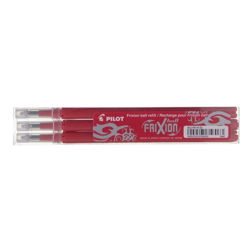 4902505356063-Pack de 3 recambios Pilot FriXion Ball y Clicker rojo-P_79145023_4-4
