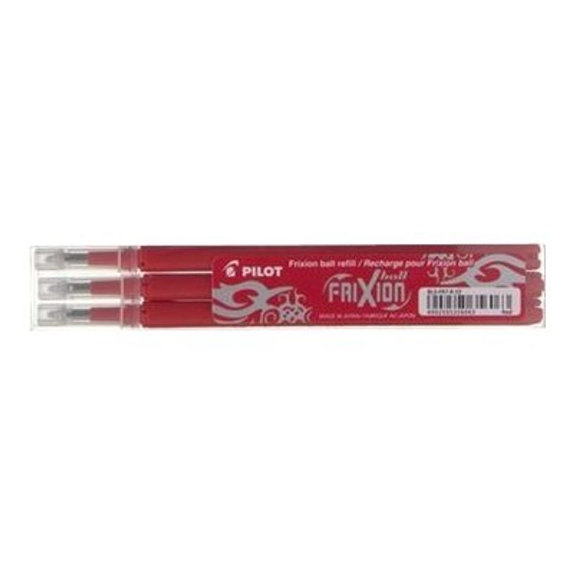 4902505356063-Pack de 3 recambios Pilot FriXion Ball y Clicker rojo-P_79145023_5-2
