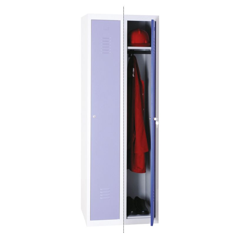 0000791450862-Vestiaire Industrie Propre (à monter) - colonne suivante - H180 x L30 x P51,5 cm - gris/bl-P_79145086_1-0