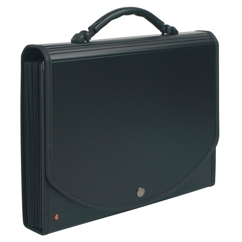 3130630559344-Exacompta Exacase - Classeur ménager (valisette trieur) 13 onglets - noir--4