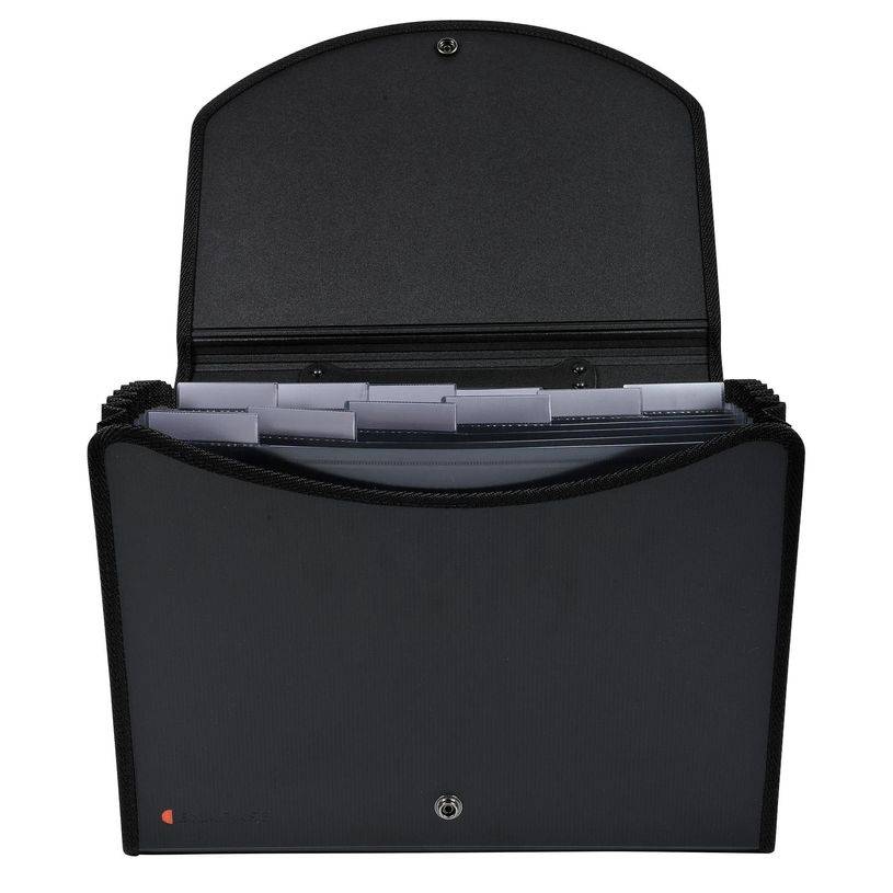 3130630559344-Exacompta Exacase - Classeur ménager (valisette trieur) 13 onglets - noir--6
