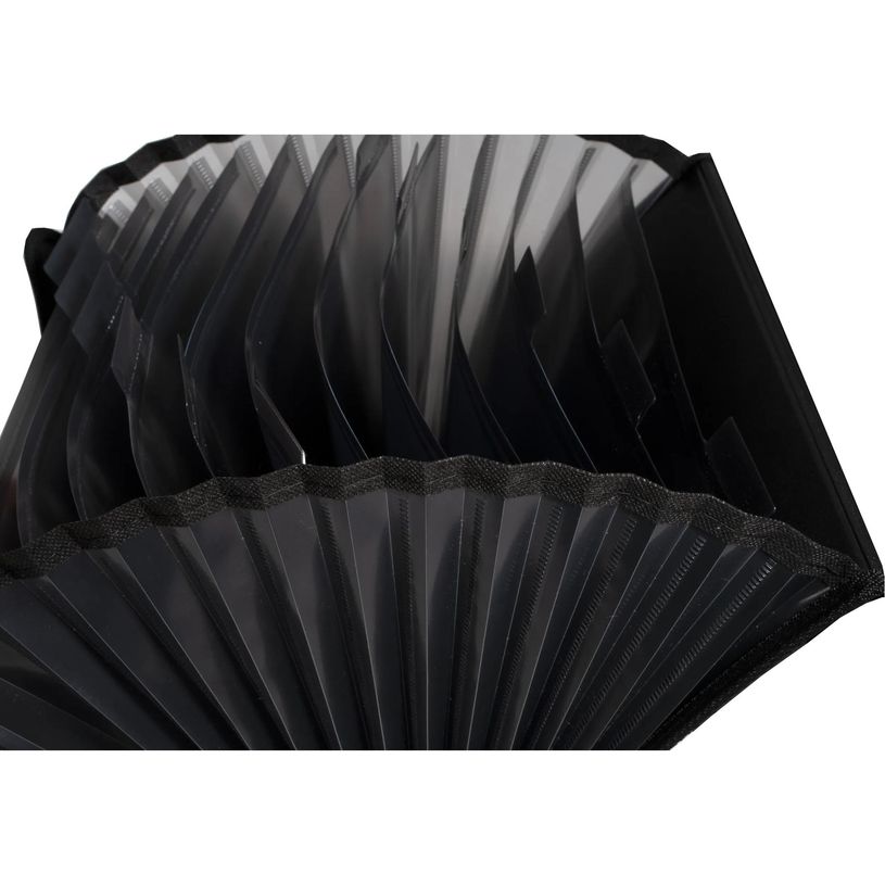 3130630559344-Exacompta Exacase - Classeur ménager (valisette trieur) 13 onglets - noir--9