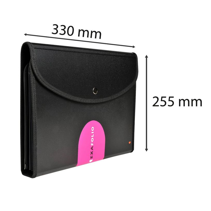 3130630558347-Exacompta Exactive Exafolio - Trieur valisette avec porte-bloc - 6 compartiments--3
