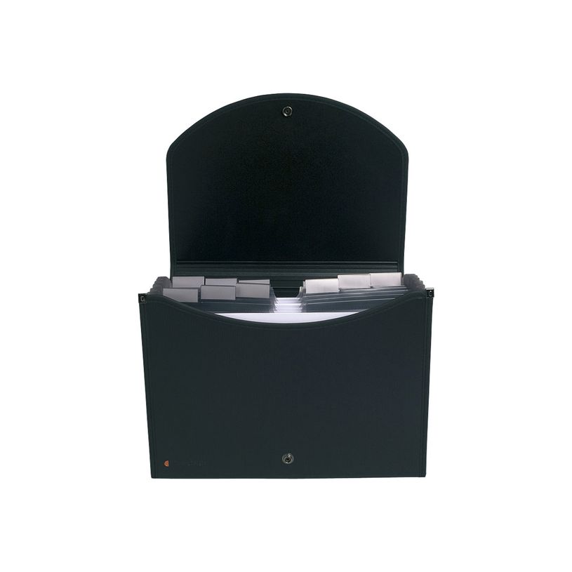 3130630559344-Exacompta Exacase - Classeur ménager (valisette trieur) 13 onglets - noir-P_79145147_2-1