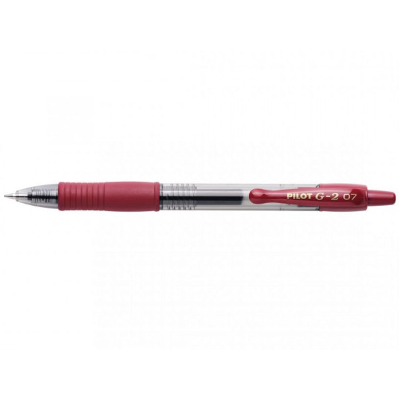4902505275845-Pilot G-2 - Roller encre gel rétractable - 0,7 mm - rouge bordeaux-P_79145343_1-0