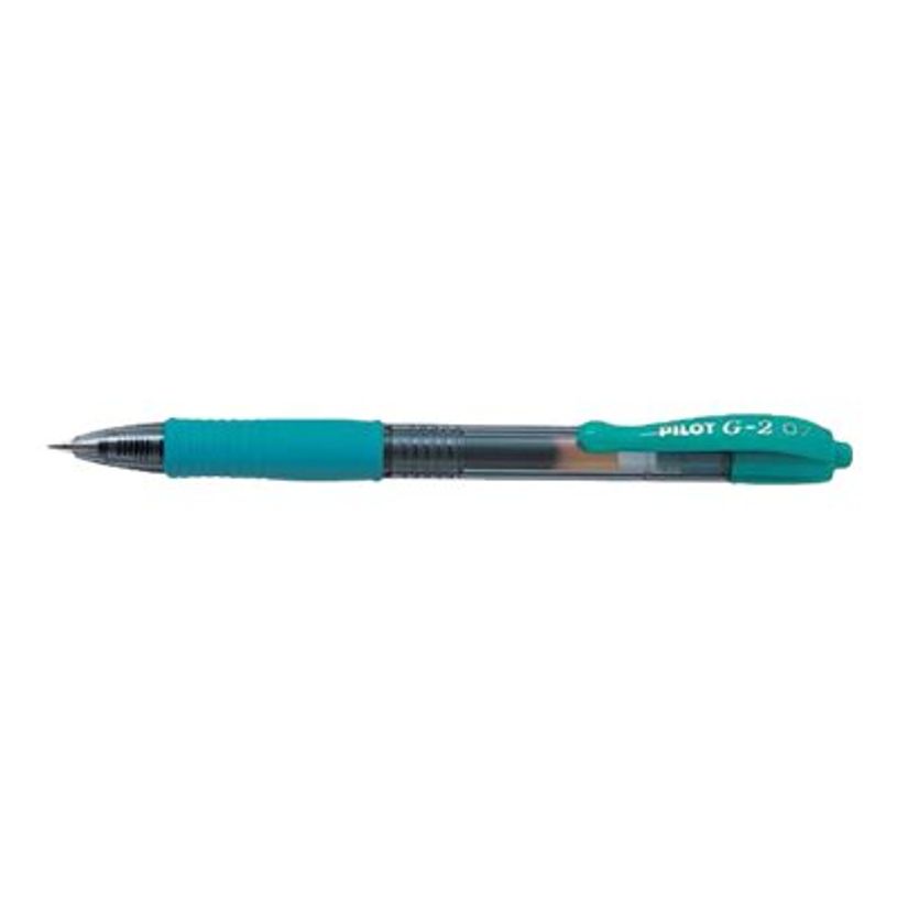 4902505275838-Pilot G-2 - Roller encre gel rétractable - 0,7 mm - turquoise-P_79145344_1-0