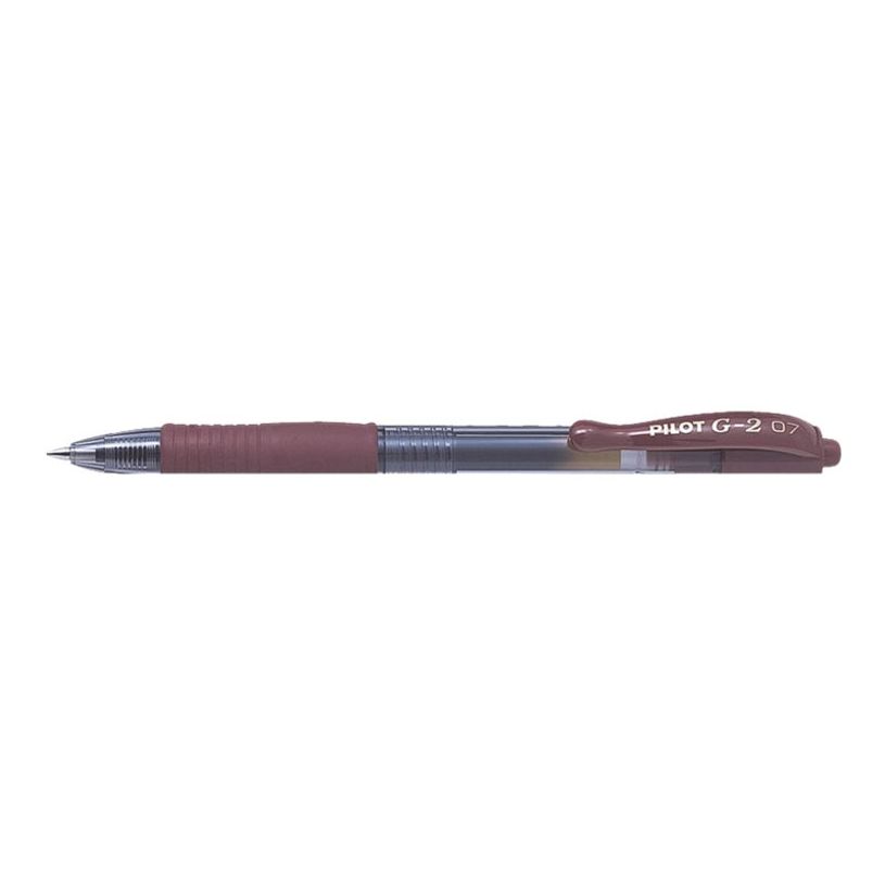 4902505344800-Pilot G-2 - Roller encre gel rétractable - 0,7 mm - caramel-P_79145352_1-0