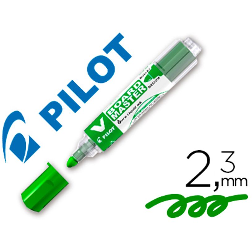 4902505355790-Pilot V BOARD MASTER - Marqueur effaçable - pointe ogive - vert--2