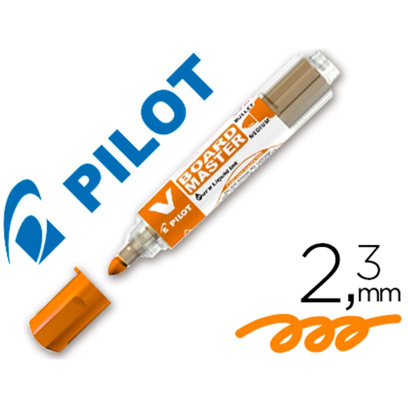 4902505355806-Pilot V BOARD MASTER - Marqueur effaçable - pointe ogive - orange--1