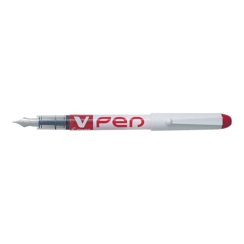 4902505326523-Pilot V Pen - Stylo plume - rouge - 0,4 mm - pointe moyenne-P_79145609_1-0