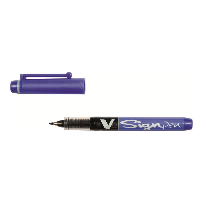 4902505134678-Pilot V Sign Pen - Feutre - pointe moyenne - bleu-P_79145646_2-1
