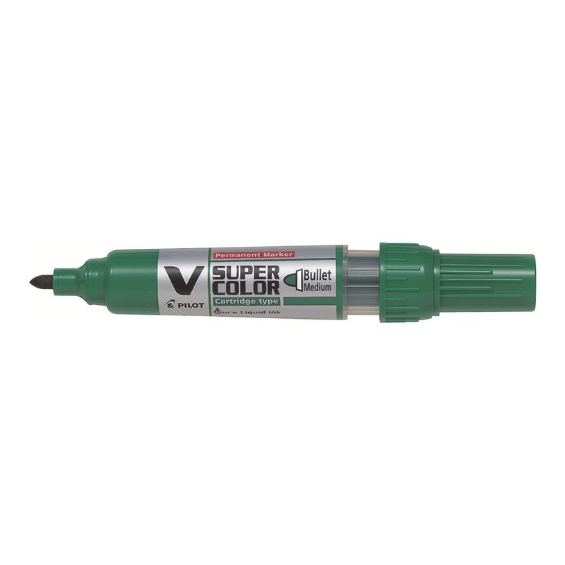 4902505357015-Pilot V Supercolor Begreen - Marqueur - permanent - vert - 1- 3 mm - pointe ogive-P_79145654_1-0