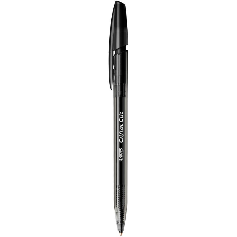 0070330171572-BIC Cristal Clic - Stylo à bille - noir - 1 mm - rétractable-P_79145702_1-0