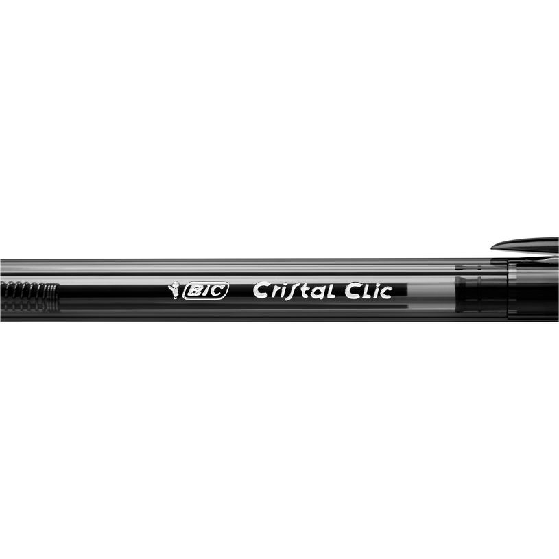 0070330171619-BIC Cristal Clic - 20 Stylos à bille - noir - 1 mm - rétractable-P_79145703_3-2