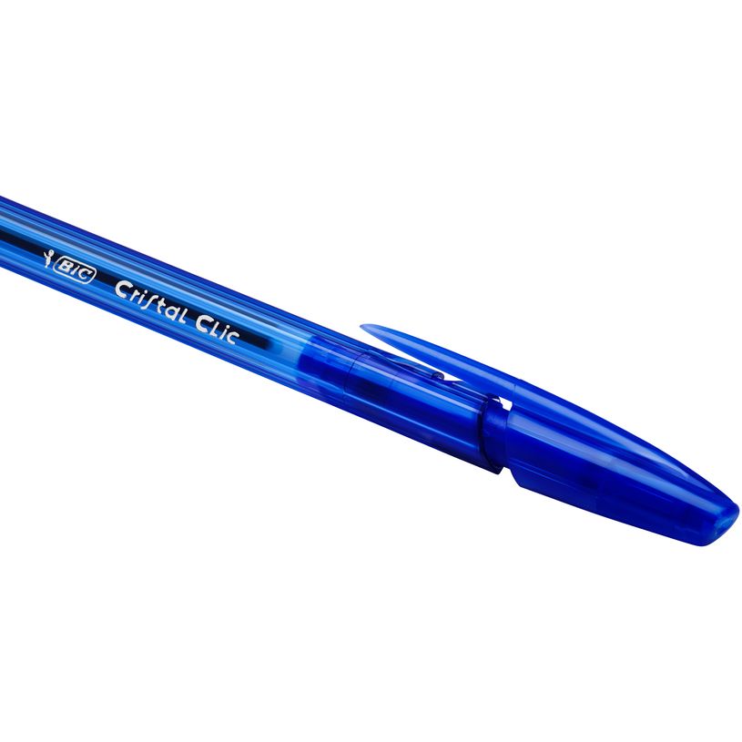 0070330171589-BIC Cristal Clic - Stylo à bille - bleu - 1 mm - rétractable-P_79145704_4-3